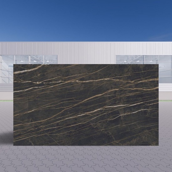 placa Laminam Noir Desir