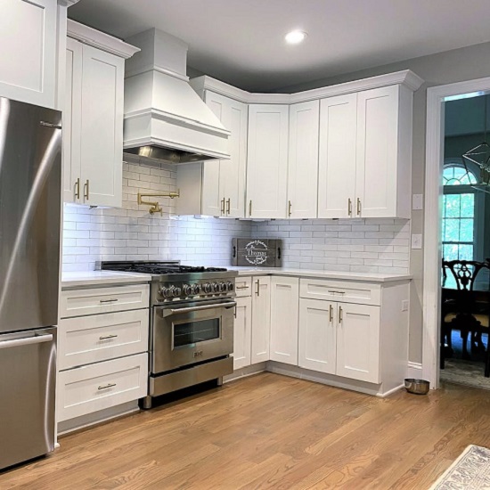Encimera con quemadores a gas Silestone Miami Vena