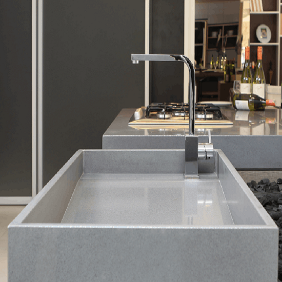 Encimera fregadero Silestone Stellar Grey
