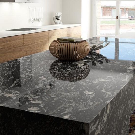 isla de cocina moderna Sensa Black Beauty