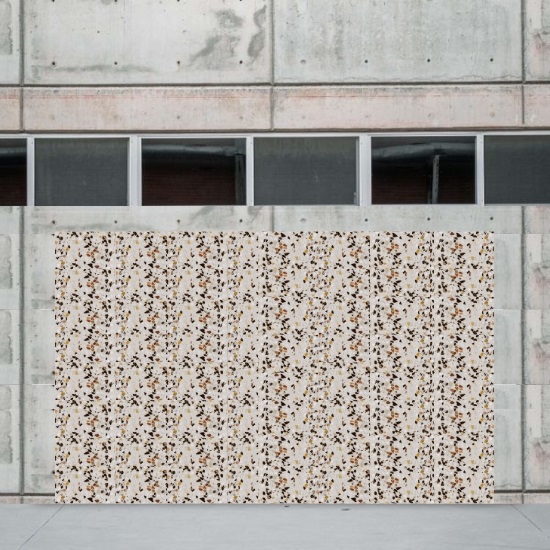 tabla de Terrazo Ducale y una pared gris detrás
