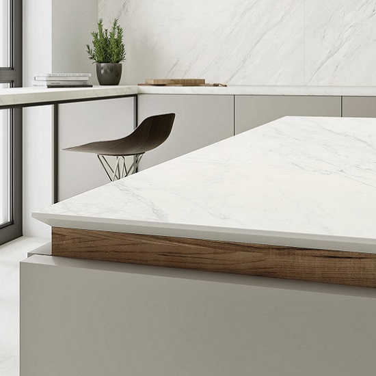 isla 2cm grosor Xtone Glem White