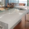 encimera ingleteada Compac Ice White