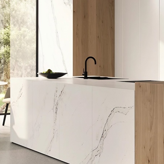 isla cocina Compac Luxury Borghini