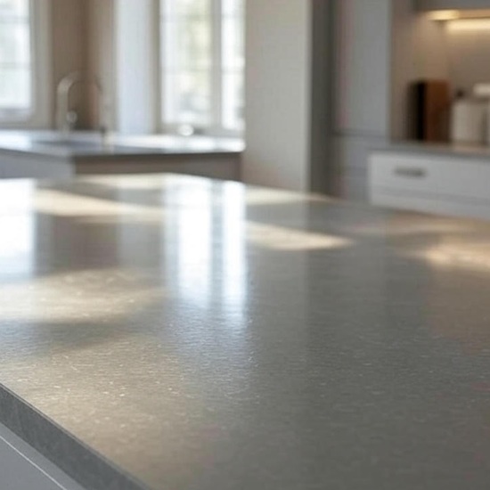 primer plano de la encimera Equs Urban Slate