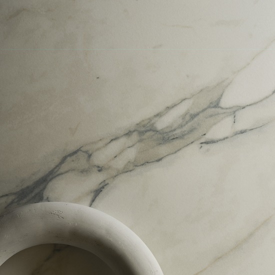 encimera Sapienstone Arabescato 4D