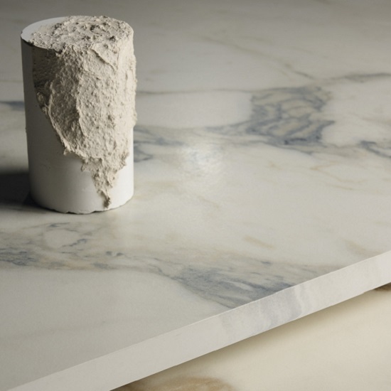 encimera 2cm grosor Sapienstone Arabescato 4D