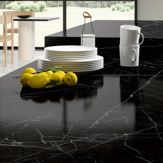 encimera Sapienstone Dark Marquina pulido
