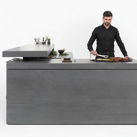 isla cocina Xtone Bottega Antracita