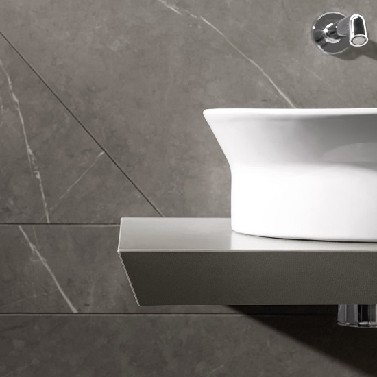 revestimiento frente y lavabo Xtone Liem Grey