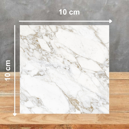 muestra Laminam Arabescato Gold