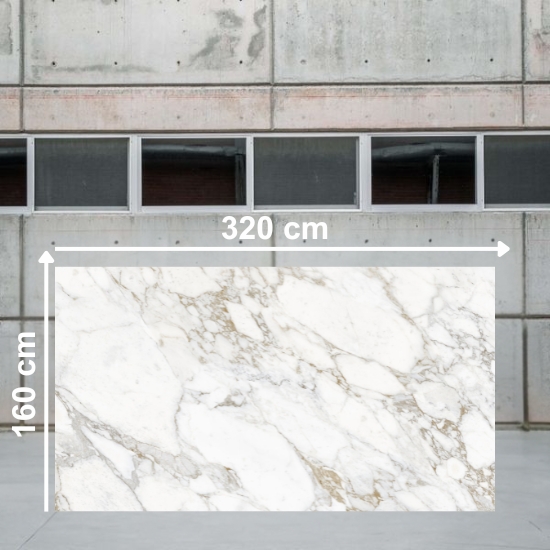 tabla Laminam Arabescato Gold