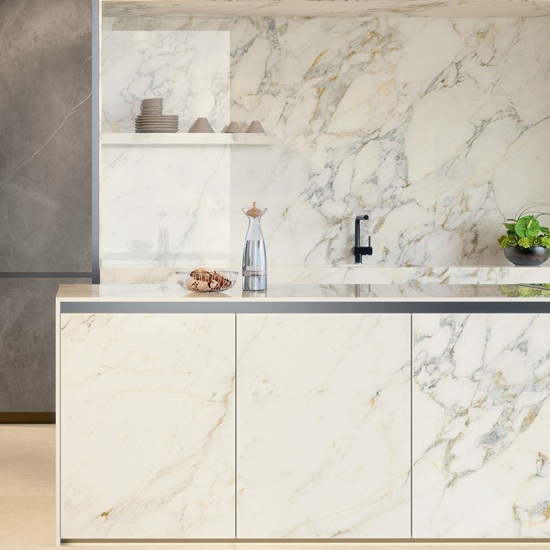 cocina Laminam Arabescato Gold