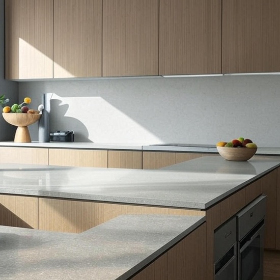 encimera porcelanico crema Laminam Stone Ivory