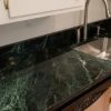 encimera mármol Verde Alpi pulido