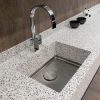 e ncimera de cocina Krion Antico Bianco Series terrazo Porcelanosa
