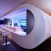 bar de copas moldeado Krion Snow White