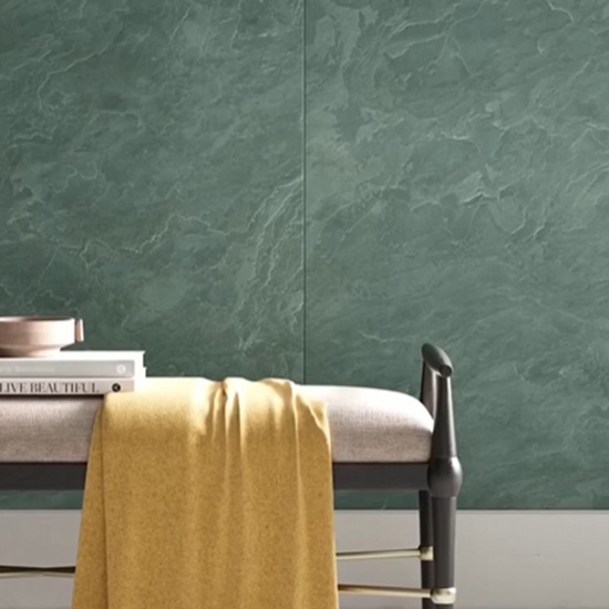 revestimiento porcelánico efecto mármol l verde Laminam Amazzonia