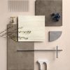 esquema diseño Laminam Travertino Bianco