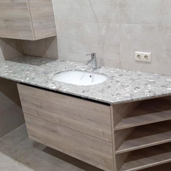 lavabo Terrazo Fior Di Pesco