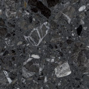 primer plano del Terrazo Grigio Carnico