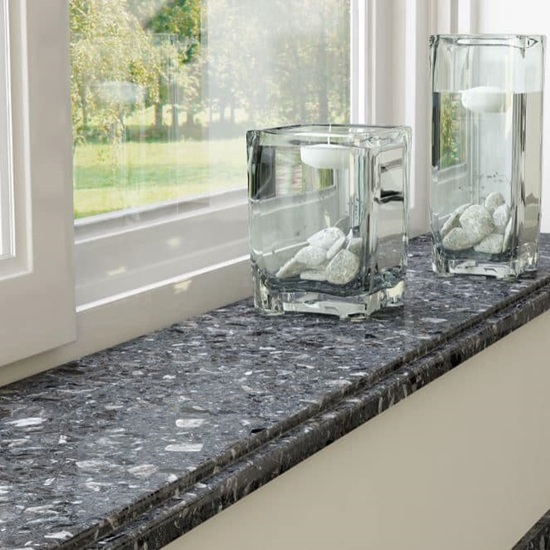 encimera Terrazo gris oscuro Grigio Carnico