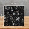 muestra terrazo negro Nero Portoro
