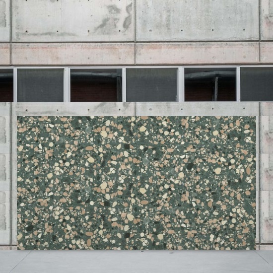 tabla terrazo verde Palladio Fenice