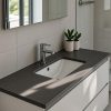 lavabo baño Techlam Basalt Black 2cm grosor