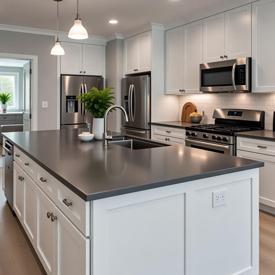 isla cocina Ascale Blaze Gray