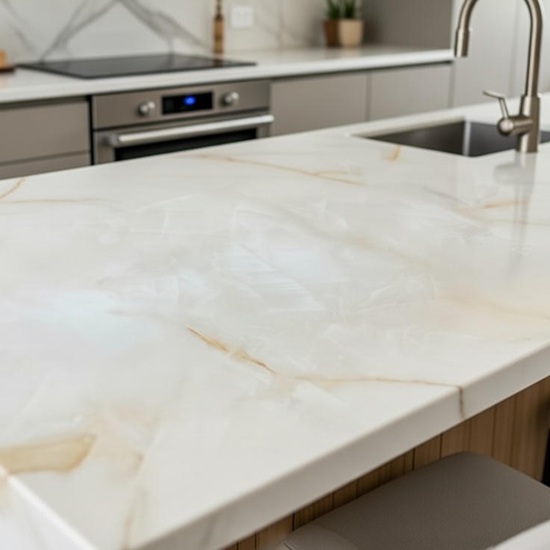 encimera cocina Ascale Sakura White