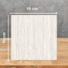 Muestra de 10 cm de encimera Arklam Nativa White Natural 12 mm para evaluación en Málaga.
