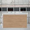 Losa grande de Dekton Kedar de 321/322 cm x 145 cm en almacén, con superficie roble cálida.