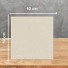 Muestra pequeña de 10x10 cm de encimera Neolith Creme, superficie sintered stone resistente para cocinas en Málaga