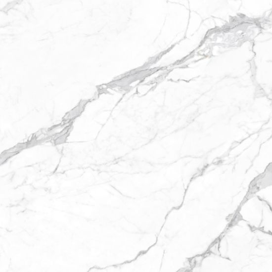 Textura detallada de Blaker Statuario Grey blanca con vetas grises en patrón marmóreo intenso.