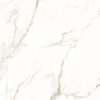Textura detallada de Blaker Calacatta Oro blanca con vetas doradas en patrón marmóreo intenso.