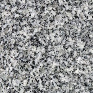 Textura detallada del Granito Gris Quintana, granito gris con motas blancas y negras